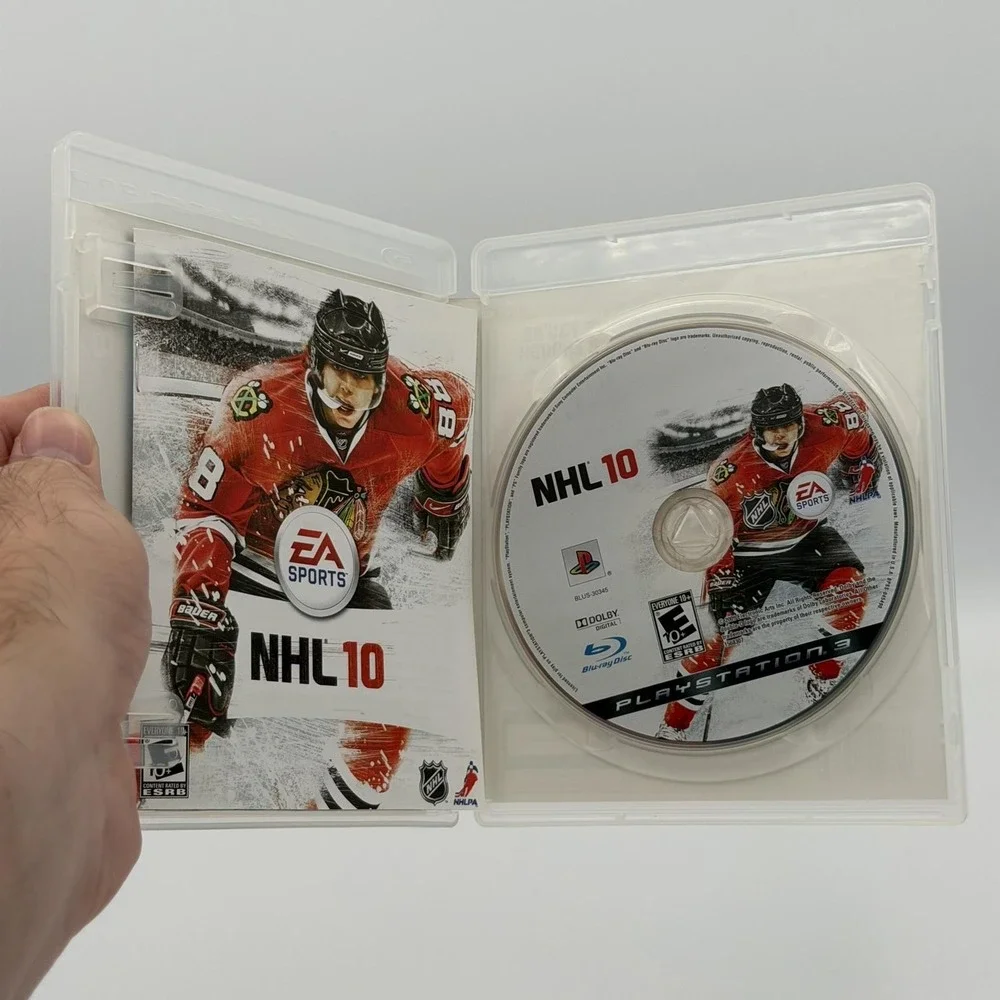 NHL 10 Sony PlayStation 3 Video Game Complete CIB EA Sports Hockey NTSC-U/C E10+